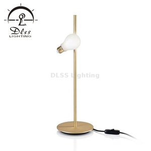 Настольная лампа с акриловой лампочкой - винтажный минималистичный стиль - мебель для домашнего декора