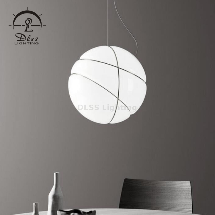 Globe Mid Century Modern Gold Metal White Glass Penant Lamp с молочно-белым стеклянным абажуром для спальни, подвесной светильник Globe