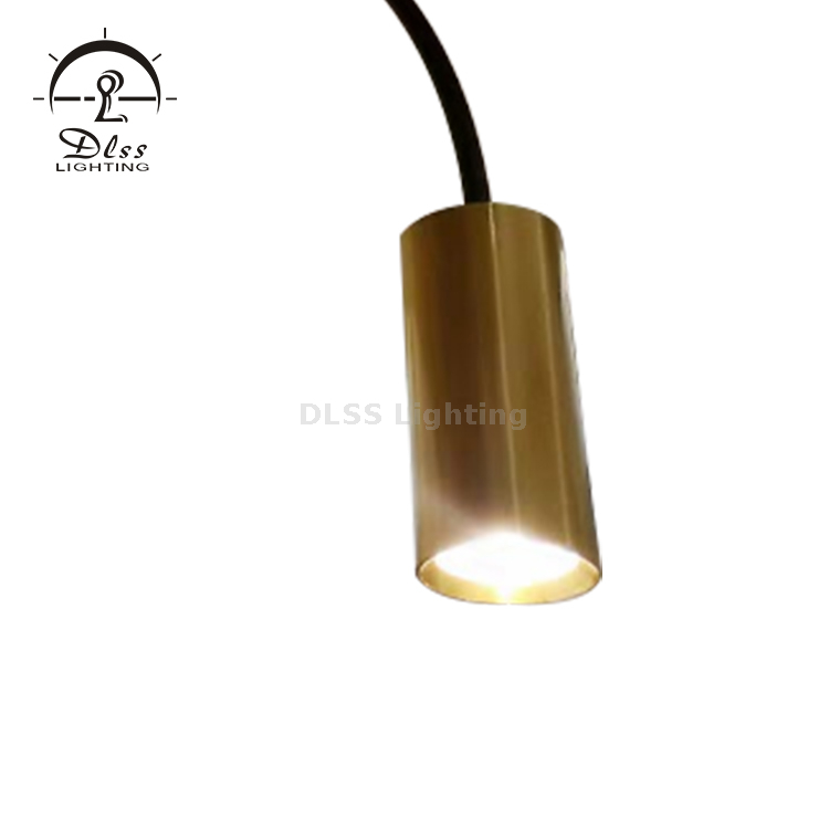 DLSS LUSTER Modern Dome Black and Gold Metal GU10 в комплекте, подвесной светильник на 6 ламп