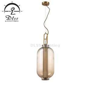 Розничный магазин Long Glass Amber, Smoky с подвесным светильником E27 10082